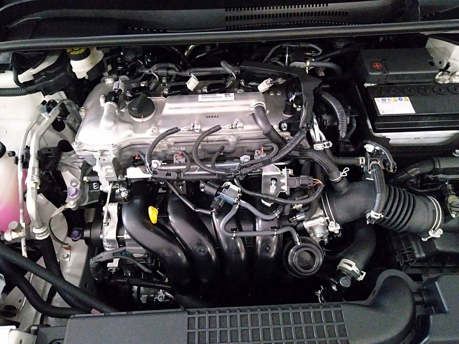 Modern Toyota engine bay